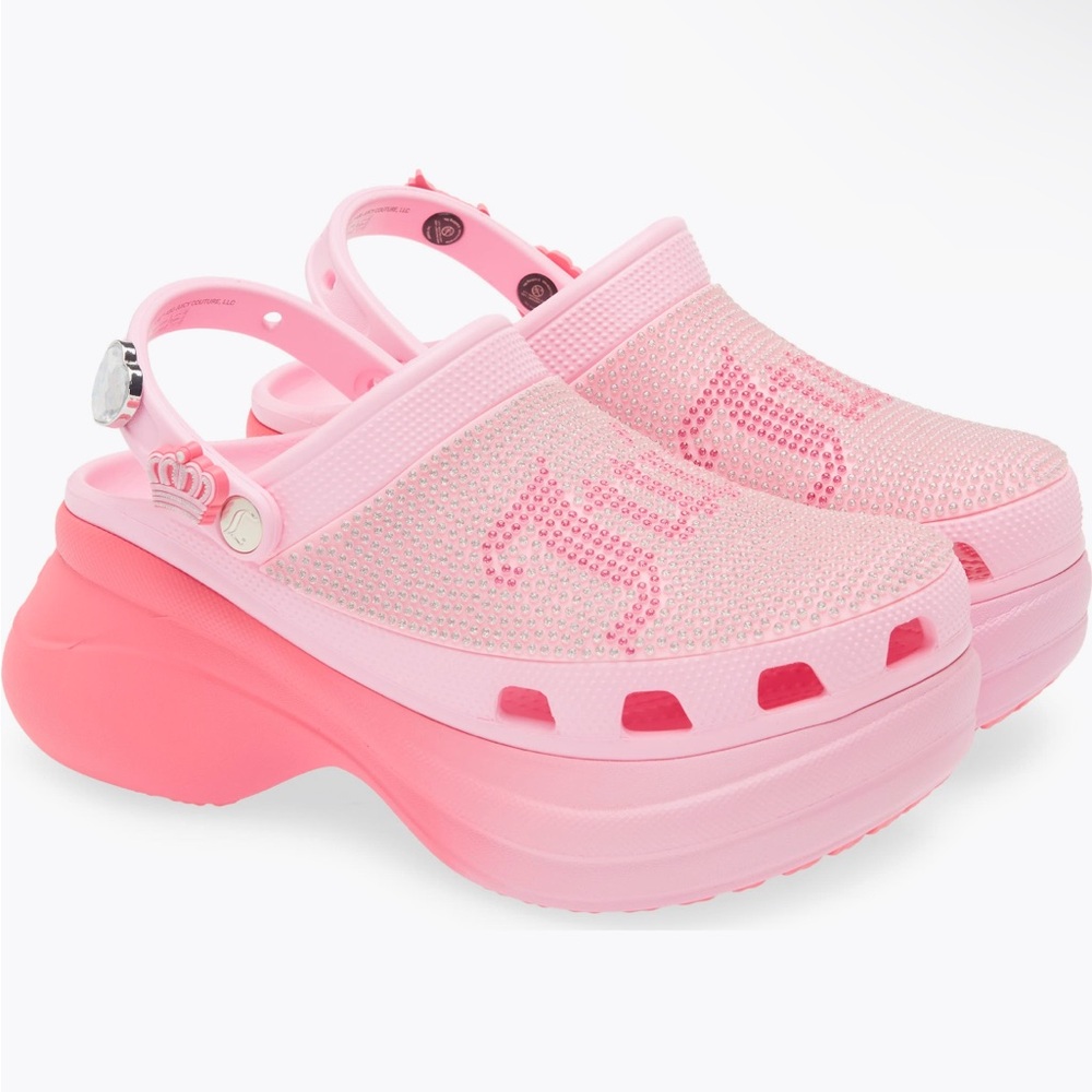 SOLD OUT Crocs x Juicy Couture Pink Platform Clogs
